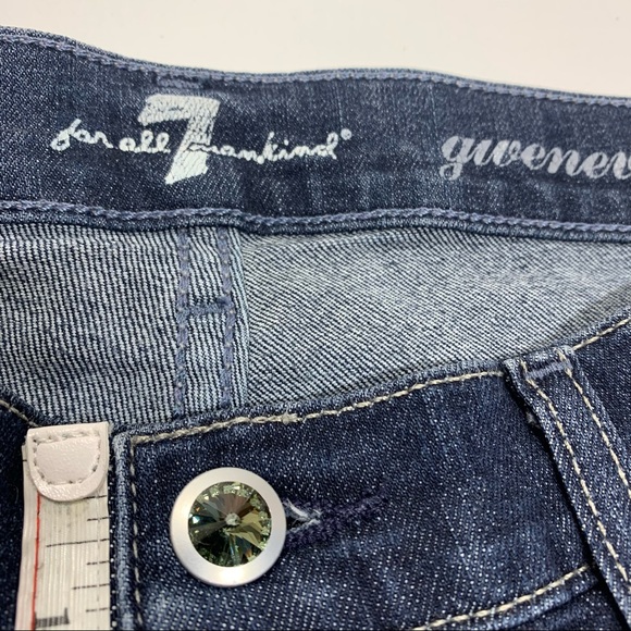 7 for all mankind Gwenevere mid rise slim jeans - Picture 7 of 9